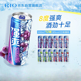 锐澳（RIO）洋酒 预调酒 鸡尾酒 冰饮果酒甜酒伏特加 强爽8度系列 330ml*12罐
