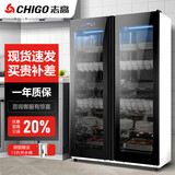 志高（CHIGO）消毒柜商用 立式双开门单位厨房酒店食堂餐饮具碗筷柜 臭氧紫外线中温烘干保洁柜 ZTP-1000P7