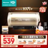 海信（Hisense）2200W一级能效免换镁棒60升家用电热水器出租房ES60-W1513TP上门安装以旧换新国家补贴15%