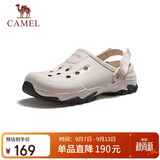 骆驼（CAMEL）山风两穿厚底山系户外凉鞋透气男士洞洞鞋 G15M776029 钟乳白 42