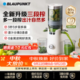 蓝宝（BLAUPUNKT）榨汁机原汁机家用渣汁分离升级三段榨果汁冰淇淋机大口径水果蔬菜榨汁纯汁率99%好清洗YJ02