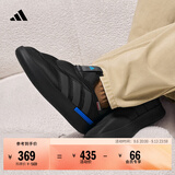 adidas ADIPUFF面包鞋保暖一脚蹬柔软休闲棉鞋男女阿迪达斯轻运动 黑色（推荐选大半码）   40.5