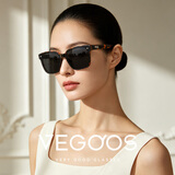 威古氏（VEGOOS）墨镜男女偏光太阳镜防紫外线UV400大框开车眼镜6259 玳瑁色 升级