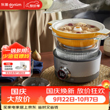 东菱（Donlim）蒸汽锅家用电蒸锅多功能锅蒸炖煮一体锅电火锅汽锅鸡专用锅煮锅+陶瓷汽锅）DL-9009