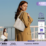 纽芝兰（NUCELLE）Angelababy同款织趣编织包女2026新通勤女士单肩托特包生日礼物