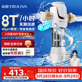 沁园前置过滤器家用净水器8T大通量 40微米手动正反冲洗过滤器 压力表监控全屋净水器P-S5516