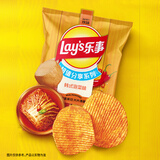 乐事（Lay's）薯片 休闲零食 韩式泡菜味70克 膨化食品 土豆片