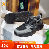 361°运动鞋男鞋秋季网面厚底增高休闲鞋通勤跑步鞋672426763F-5