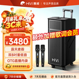惠威（HiVi）双8英寸舞台级户外k歌专用广场舞音响便携拉杆智能音响演出音箱重低音双话筒乐器音箱MP28