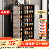 安尔雅 简易鞋柜经济型简约防尘小鞋架子多层组装塑料收纳柜玄关柜