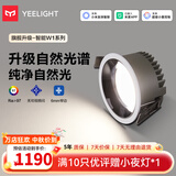 Yeelight智能筒射灯W1防眩无主灯天花板客厅过道走廊嵌入式led照明灯具 【10只装】筒灯W1