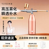 VLVEE 注氧仪家用高压纳米喷雾补水仪器手持脸部美容仪生日礼物女生实用 升级款香槟金【可喷爽肤水精华+2档可调+智能定时】