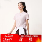 361°t恤女夏季新款运动polo衫速干休闲跑步健身短袖上衣662624111H-2