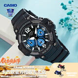 卡西欧（CASIO） 男表女表卡西欧手表男女情侣表学生时尚运动表太阳能双显电子表 MCW-100H-1A2VDF多啦A梦