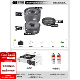 探险者（TAN XIAN ZHE）户外锅具野炊锅具全套露营锅具套装户外烧水壶卡式炉锅具三件套 3-5人套锅组合+炉+2气券(赠品）