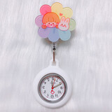 艾曼宁 护士表胸表可伸缩医生用挂表怀表考试表拉伸硅胶胸表卡通夜光表 22号图案