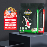 统一锦鲤鱼食 金鱼饲料 增色增体不浑水 主食成鱼1KG+色扬1KG