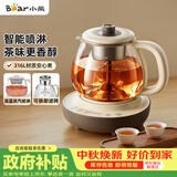 小熊（Bear）煮茶壶喷淋式煮茶器 小型一人蒸茶壶养生壶 迷你养生烧水壶 1升 ZCQ-H10D1 礼物