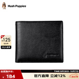 暇步士（Hush Puppies）钱包男士牛皮短款休闲钱夹驾驶证包票夹生日礼物