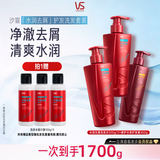 沙宣洗发水水润去屑500g*2+修护水养400g护发素洗护套装去屑去油柔顺