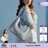 纽芝兰（NUCELLE）Angelababy同款织趣编织包女2026新通勤女士单肩托特包生日礼物