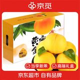 京觅黄桃礼盒装水果桃子蒙阴新鲜中秋节礼物净4.5斤单果150g+源头直发