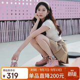 骆驼（CAMEL）山丘经典大黄靴反绒马丁靴户外工装靴 L23W076065 粉色 35