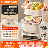 苏泊尔（SUPOR）电炖锅 煲汤锅电炖盅隔水炖辅食陶瓷燕窝家用全自动多功能锅蒸炖一体2.5L分体可拆新款DZ25YC889