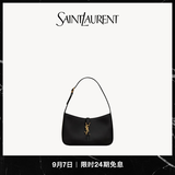 YSL圣罗兰 女士LE 5 A 7光滑皮革手袋ysl包包 黑色 U