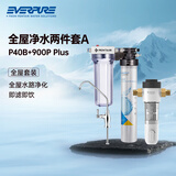 爱惠浦（Everpure）全屋厨房过滤用水 净水两件套A（前置过滤器P40B+EF-900P Plus净水器）