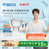 碧然德（BRITA）过滤净水器 家用滤水壶 Kalea 晨汐系列XL  3.5L（灰）+专家版滤芯5枚 环保加固包装
