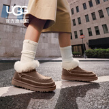 UGG冬季女士时尚舒适纯色平底保暖茸茸短靴懒人毛毛鞋 1158224 BCDR | 焦木色 36