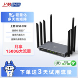上赞5g RedCap随身wifi6免插卡移动无线流量便携式cpe路由器2026款家用商用宽带全国通用多天线矩阵