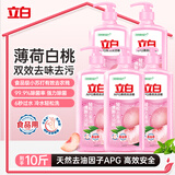 立白APG洗洁精大瓶1kg*5 果蔬食品可用去油洗涤灵洗涤剂洗洁剂洗碗液