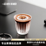 MHW-3BOMBER轰炸机[礼物]咖啡玻璃杯澳白杯透明简约复古Dirty美式拉花杯子