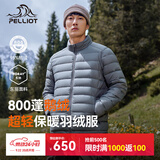 伯希和（Pelliot）轻薄排骨羽绒服女防风外套800蓬鹅绒保暖男冲锋衣内胆11340821蓝M