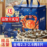 【活蟹】蟹宗现货鲜活大闸蟹全母2.3-2.6两8只生鲜螃蟹海鲜水产中秋节礼品礼盒节日送礼