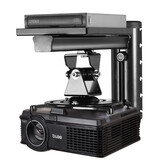 悠视PR03T 投影仪支架机顶盒通用壁挂托盘投影机吊顶降伸缩支架 PR03T黑色（短）