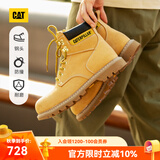 卡特（CAT）【钢头款】CAT卡特男鞋户外休闲工装靴功能性款复古大黄靴 黄色P89162 43