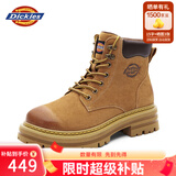 Dickies男士马丁靴高帮时尚男靴工装靴情侣靴男 土黄 41-男款