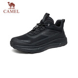 骆驼（CAMEL）城市户外徒步鞋网面休闲跑步运动鞋男 G14W566705 黑色 38