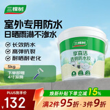 三棵树漆外墙透明防水胶 免砸砖屋顶防水卫生间窗台外墙防水涂料 5kg
