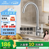 九牧（JOMOO）厨房水龙头304不锈钢洗菜盆360°旋转冷热双控龙头33221-748/7B-Z