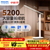 飞利浦（PHILIPS）充电护眼台灯学习家用充插两用学生宿舍床头小雅5200毫安