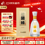 今世缘 淡雅国缘 幽雅醇厚型白酒 42度 500mL*1瓶 单瓶装 国庆送礼白酒