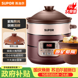 苏泊尔（SUPOR）电炖锅 电炖盅 煲汤锅炖汤锅 电煮锅 燕窝炖盅 煮粥神器 电砂锅 5L家用陶瓷内胆DG50YC806多功能锅