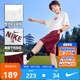 NIKE3BRAND 耐克儿童套装男童短袖T恤短裤五分裤两件套运动夏装