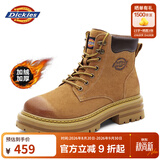 Dickies男士马丁靴高帮时尚男靴工装靴情侣靴男 土黄-加绒 43-男款