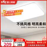 雷士（NVC）次日达吸顶灯客厅大灯简约奶油风LED照明灯饰卧室灯餐厅白雪1