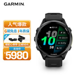 佳明（GARMIN）Forerunner970旗舰铁三户外运动手表ECG心电心率跑表-极夜黑47mm